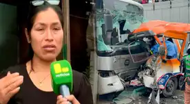 Elisabeth Yopan, hermana del fallecido chofer de 'El anconero', explicó cómo habría sido el fatal accidente