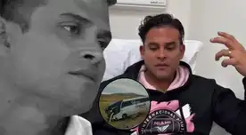 Exponen el diagnóstico de Christian Domínguez tras sufrir accidente.