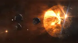 La Luna podría enviar fragmentos a la Tierra mediante una "lluvia de rocas".