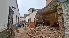 ¡Tragedia evitada! Rescatan con vida a niña de 12 años tras derrumbe de antigua vivienda en el Rimac