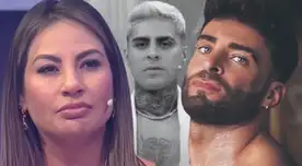 Pamela López rechaza beso con Renzo Spraggon y ser infiel a Paul Michael.