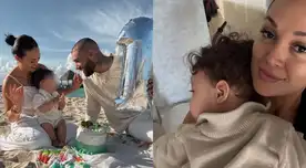Angie Arizaga y Jota Benz le celebraron el primer añito a su hijo con un increíble viaje.