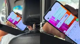 Taxista rompe su relación amorosa tras desgarrador chat en WhatsApp mientras trabajaba: "Ya no sientes amor por mí"