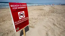 Esta playa de Florida queda totalmente cerrada.