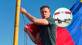 Daniel Quintero es denunciado penalmente por izar bandera colombiana en territorio del Perú