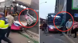 Custer se estrella contra estación de la Línea 1 del Metro de Lima en SJL: nueve personas resultaron heridas