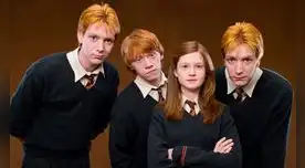 Rupert Grint, James Phelps, Oliver Phelps y Bonnie Wright interpretaron a los Weelsey. Foto: HBO Rupert Grint, James Phelps, Oliver Phelps y Bonnie Wright interpretaron a los Weelsey. Foto: HBO