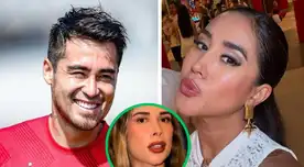 El futbolista sorprende con este post igual que la modelo.