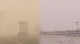 Senamhi en alerta máxima: vientos furiosos de 61 km/h azotan Pisco y levantan nubes de polvo en Ica