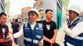 Alcalde de Ate se limitó a apoyar al joven tras descubrir que este tenía un buen celular.