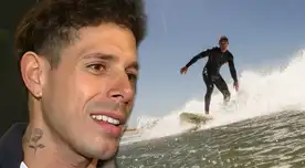 Hugo García contó que por suerte decidió no surfear en dicha playa. Hugo García contó que por suerte decidió no surfear en dicha playa.