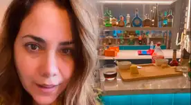 Andrea Llosa quedó sorprendida tras fiesta de su hijo.