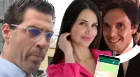 Gustavo Salcedo vio chats picantes entre Maju Mantilla y su productor.