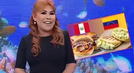 Magaly Medina SORPRENDE al pedir que voten por el pan con chicharrón: "No hay comparación con una arepa"