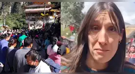 Turistas destrozados por crisis en ciudadela inca: "Es una pena venir a Perú y perdernos Machu Picchu"