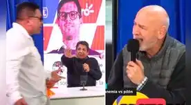 Silvio Valencia protagonizó una acalorada discusión con Gustavo Barrenechea en programa en vivo. Foto: captura/Erick & Gonzalo