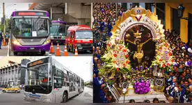Transporte para la procesión del Señor de los Milagros: rutas, horarios y costos.