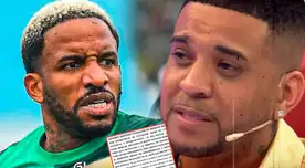 Jefferson Farfán envió carta notarial para impedir que Cri Cri diga nombre de la víctima.