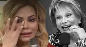Gisela Valcárcel se quebró al enterarse de la partida de la actriz Camucha Negrete.