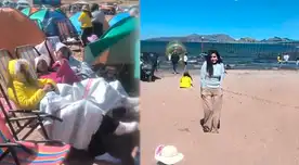 Así son las playas de altura en Puno que se volvieron virales en TikTok: "¿Están tomando sol o frío?"