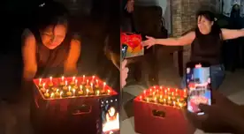 Peruana sorprende en su cumpleaños reemplazando torta por caja de cerveza y se hace viral: "Es que no le gustaba lo dulce"