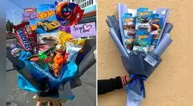 Al igual que las flores amarillas, los ramos de Hot Wheels son una tendencia que nació en TikTok. Foto: Difusión