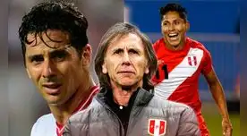 Ricardo Gareca brindó detalles de por qué prefirió a Raúl Ruidíaz por encima de Claudio Pizarro. Foto: composición EP