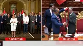 Usuarios captaron el momento en que Dina Boluarte daba su mensaje a la Nación, el cual no pudo culminar Usuarios captaron el momento en que Dina Boluarte daba su mensaje a la Nación, el cual no pudo culminar