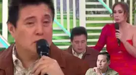 Roly Ortiz se quiebra y tartamudea en medio de disculpas a Luigui Carbarjal.