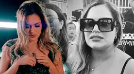 Cantante de Corazón Serrano se muestra conmovida.