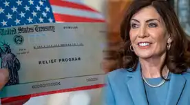 Kathy Hochul enviará cheques de hasta 400 dólares a residentes en Nueva York.