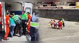Un maestro fue por su alumno que había sido arrastrado por el mar de Mollendo