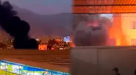 Comas: Reportan incendio de gran magnitud a unos pasos del mercado Unicachi