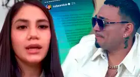 Josimar anuncia que terminó con María Fe Saldaña.