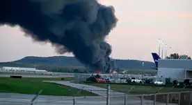 Incendio masivo y heridos: así fue el accidente del avión que partía rumbo a Hawái Incendio masivo y heridos: así fue el accidente del avión que partía rumbo a Hawái