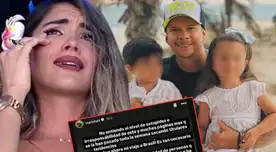 Korina Rivadeneira y Mario Hart se defienden de críticas de 'abandonar' a sus hijos.