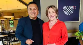 El conocido coach emocional Jorge Luis Trigoso Bardales junto a Ivonne Frayssinet. El conocido coach emocional Jorge Luis Trigoso Bardales junto a Ivonne Frayssinet.