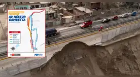 ATU anuncia desvío de 22 rutas de transporte público tras socavón en av. Néstor Gambetta.