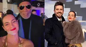 Jesús Alzamora y María Paz estuvieron en avant premier de Nada es lo que parece 3, donde actúa Morgan Freeman.