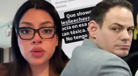 Leslie Echevarría responde molesta a Mark Vito. Leslie Echevarría responde molesta a Mark Vito.