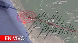 Conoce EN VIVO los temblores que ocurren en el Perú, según IGP.