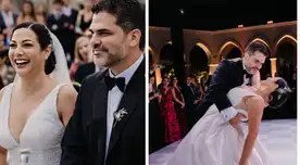 ¡Purita magia! Natalia Salas IMPACTA con un EMOTIVO baile familiar junto a Sergio Coloma y su hijo en su boda religiosa