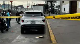 CONFIRMADO | Asesinan a hombre en CENTRO DE LIMA a pesar que intentó huir tras ser interceptado en su vehículo a plena luz del día