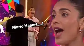 Korina Rivadeneira fue sorprendido por Mario Hart en su programa en vivo. Korina Rivadeneira fue sorprendido por Mario Hart en su programa en vivo.