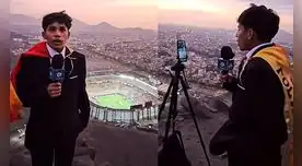 Cliver Huamán se volvió viral por su emotiva narración de la final de la Copa Libertadores. Foto: captura/Pol Deportes