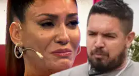 Tilsa Lozano llora por Juan Manuel Vargas en El valor de la verdad.