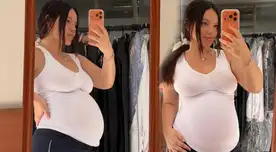 Francisca Aronsson mostró la pancita que usará en una nueva producción.