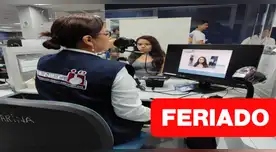 Reniec trabajará en un horario especial durante el feriado del 8 y 9 de diciembre. Reniec trabajará en un horario especial durante el feriado del 8 y 9 de diciembre.