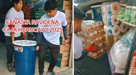 Canasta navideña Caja Huancayo es furor en las redes sociales. Canasta navideña Caja Huancayo es furor en las redes sociales.