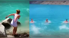 Turistas ingresan al área protegida del Huascarán y usan lagunas de Áncash como psicina. Turistas ingresan al área protegida del Huascarán y usan lagunas de Áncash como psicina.